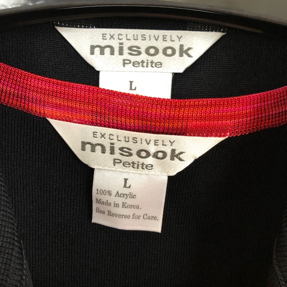 2-Piece Exclusively Misook Top and Cardigan Set - Picture 5 of 8